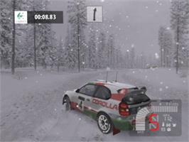 In game image of Richard Burns Rally on the Sony Playstation 2.