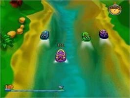 In game image of Roller Coaster Funfare on the Sony Playstation 2.