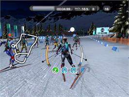 In game image of Rtl Biathlon 2009 on the Sony Playstation 2.