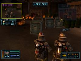 In game image of Sakurazaka Shouboutai on the Sony Playstation 2.