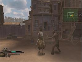 In game image of Samurai Western on the Sony Playstation 2.