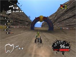 In game image of Score International Baja 1000 World Championship Off Road Racing on the Sony Playstation 2.