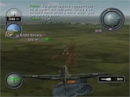 In game image of Secret Weapons Over Normandy on the Sony Playstation 2.