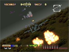 In game image of Sega Ages 2500 Series Vol. 10 - After Burner 2 on the Sony Playstation 2.