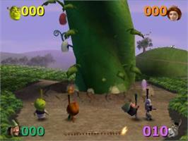 In game image of Shrek - Super Party on the Sony Playstation 2.