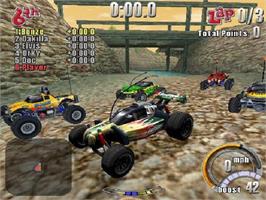 In game image of Smash Cars on the Sony Playstation 2.