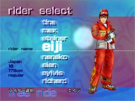 In game image of Snowboard Heaven on the Sony Playstation 2.