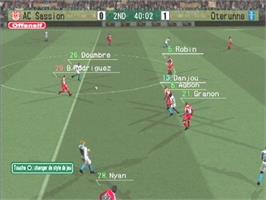 In game image of Soccer Life! on the Sony Playstation 2.