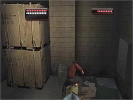 In game image of Sopranos - Road To Respect, Les on the Sony Playstation 2.