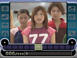 In game image of Space Venus Starring Morning Musume on the Sony Playstation 2.
