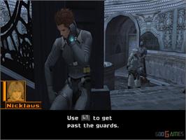 In game image of Spy Fiction on the Sony Playstation 2.
