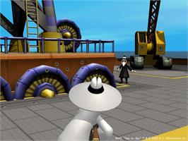 In game image of Spy Vs. Spy on the Sony Playstation 2.