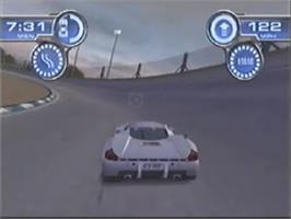In game image of Spyhunter on the Sony Playstation 2.