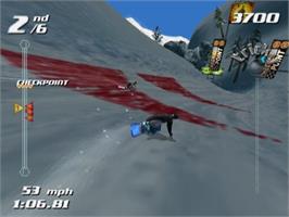 In game image of Ssx Tricky on the Sony Playstation 2.