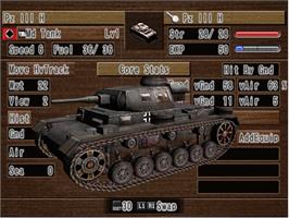 In game image of Standard Daisenryaku - Ushinawareta Shouri on the Sony Playstation 2.