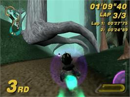 In game image of Star Wars - Super Bombad Racing on the Sony Playstation 2.