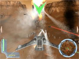 In game image of Star Wars - The Clone Wars on the Sony Playstation 2.
