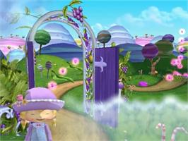 In game image of Strawberry Shortcake - The Sweet Dreams Game on the Sony Playstation 2.