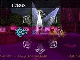 In game image of Street Dance on the Sony Playstation 2.