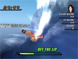 In game image of Surfing Air Show With Ratboy on the Sony Playstation 2.
