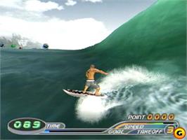 In game image of Surfing H3o on the Sony Playstation 2.
