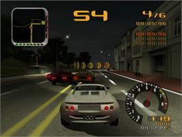 In game image of TD Overdrive - The Brotherhood of Speed on the Sony Playstation 2.