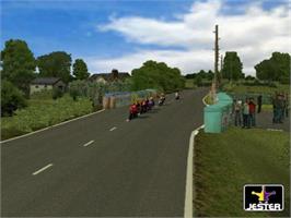 In game image of TT Superbikes - Real Road Racing Championship on the Sony Playstation 2.