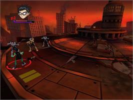 In game image of Teen Titans on the Sony Playstation 2.