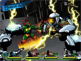 In game image of Teenage Mutant Ninja Turtles 3 - Mutant Nightmare on the Sony Playstation 2.
