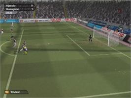 In game image of This Is Football 2002 on the Sony Playstation 2.