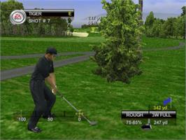 In game image of Tiger Woods Pga Tour 06 on the Sony Playstation 2.