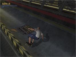 In game image of Tony Hawk's Pro Skater 3 on the Sony Playstation 2.