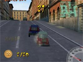 In game image of Top Gear Dare Devil on the Sony Playstation 2.
