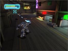 In game image of Transformers - La Revanche on the Sony Playstation 2.