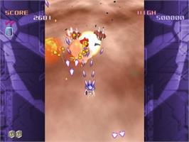 In game image of Triggerheart Exelica Enhanced on the Sony Playstation 2.
