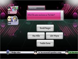 In game image of Trivial Pursuit on the Sony Playstation 2.