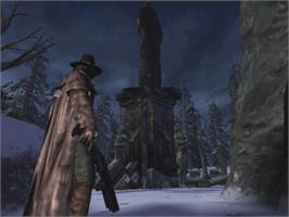 In game image of Van Helsing on the Sony Playstation 2.