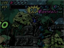 In game image of Viewtiful Joe on the Sony Playstation 2.