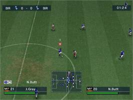 In game image of Virtua Pro Football on the Sony Playstation 2.