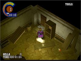 In game image of Wild Arms 3 on the Sony Playstation 2.
