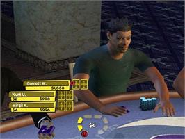 In game image of World Championship Poker - Featuring Howard Lederer - All In on the Sony Playstation 2.