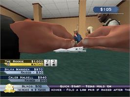 In game image of World Series Of Poker - Tournament Of Champions 2007 Edition on the Sony Playstation 2.