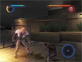 In game image of X-Men - The Official Game on the Sony Playstation 2.