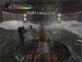 In game image of X-men 2 - La Vengeance De Wolverine on the Sony Playstation 2.