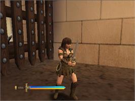 In game image of Xena - Warrior Princess on the Sony Playstation 2.
