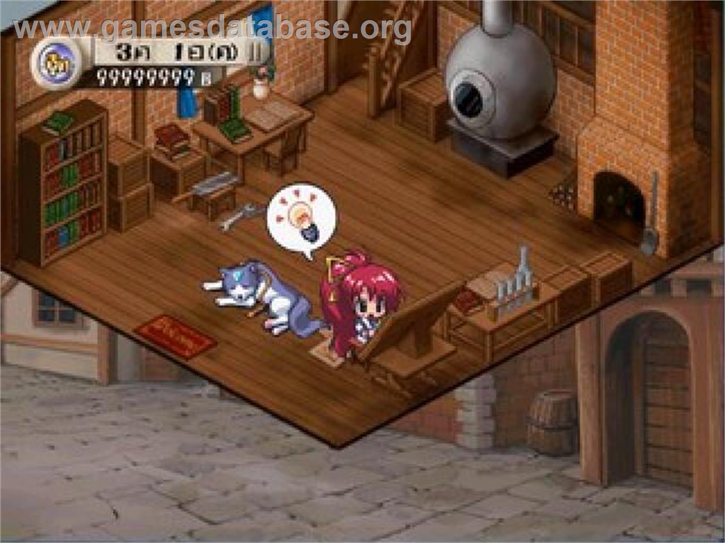 Aoi Umi No Tristia - Nanoca Flanka Hatsumei Koubouki - Sony Playstation 2 - Artwork - In Game