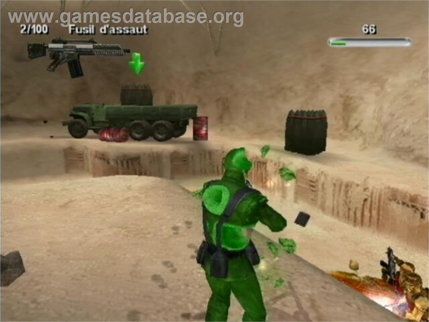 Army Men - Sarge's War - Sony Playstation 2 - Artwork - In Game