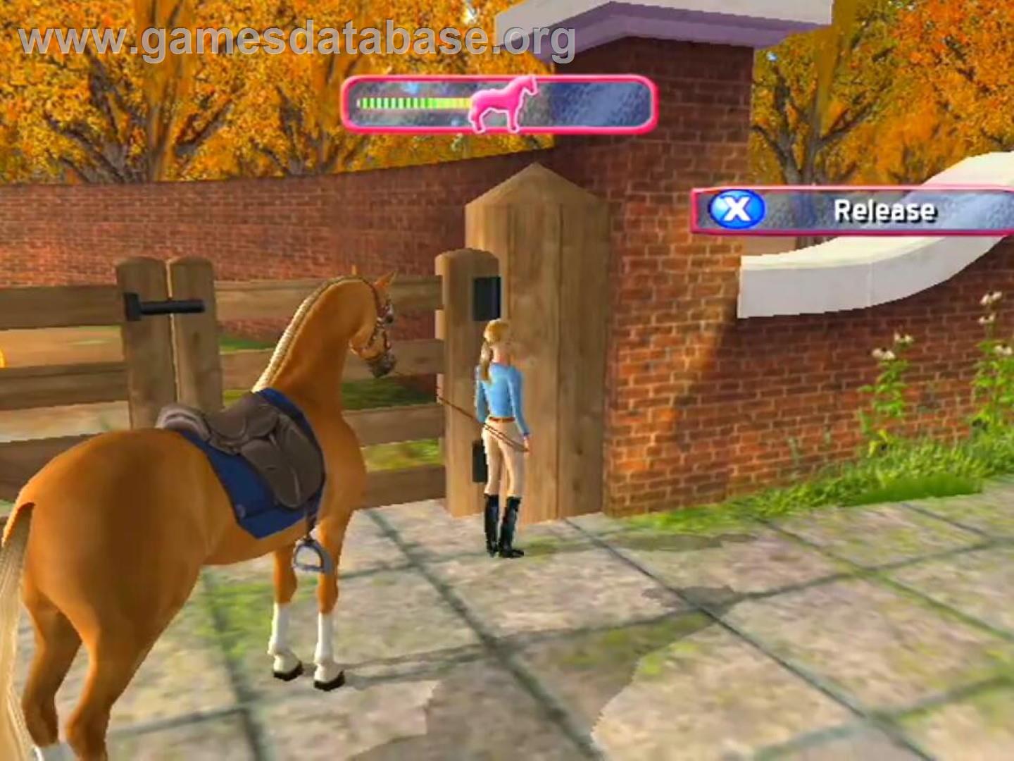 Barbie Horse Adventures - Wild Horse Rescue - Sony Playstation 2 - Artwork - In Game
