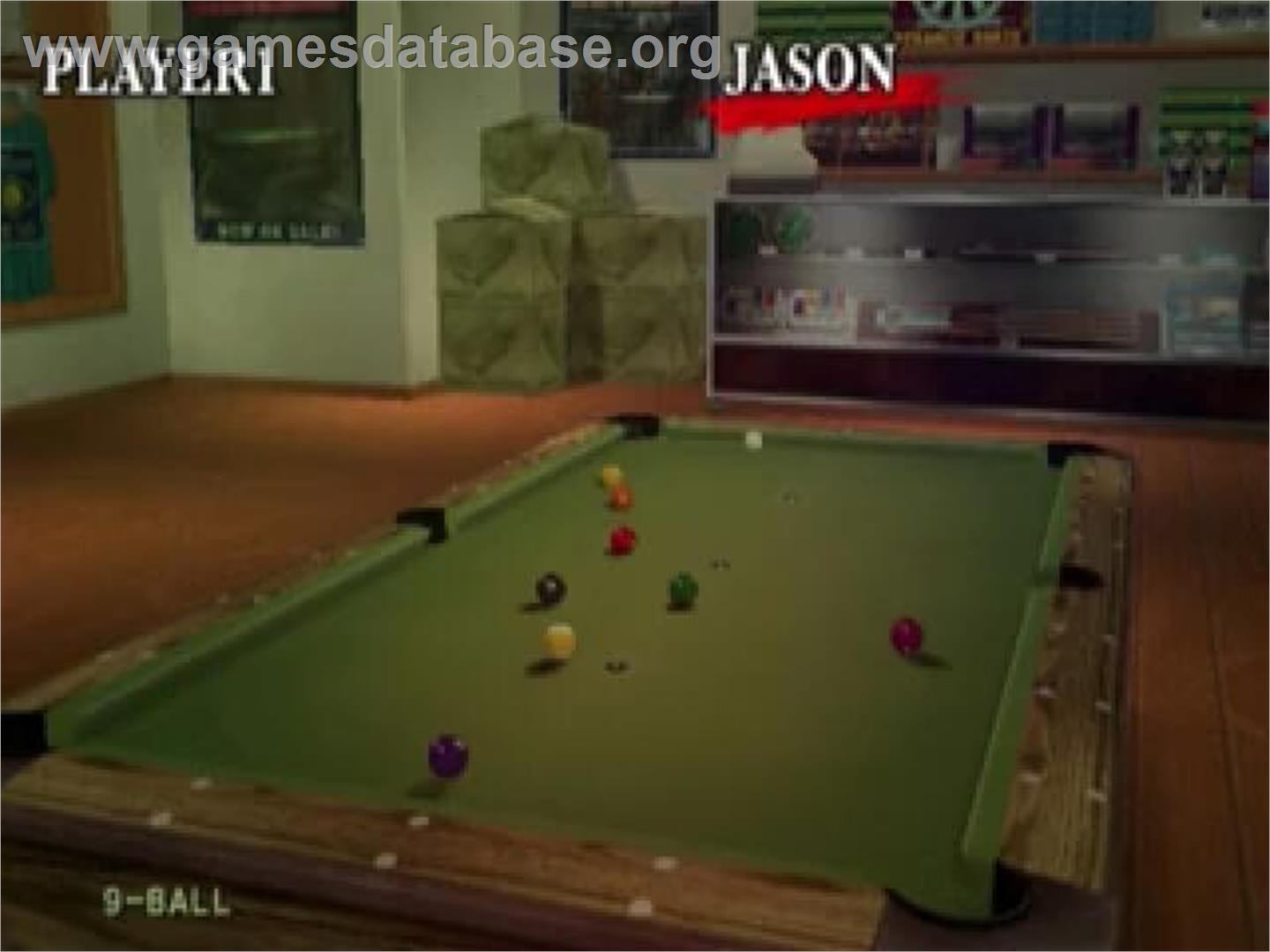 Billiards Xciting - Sony Playstation 2 - Artwork - In Game
