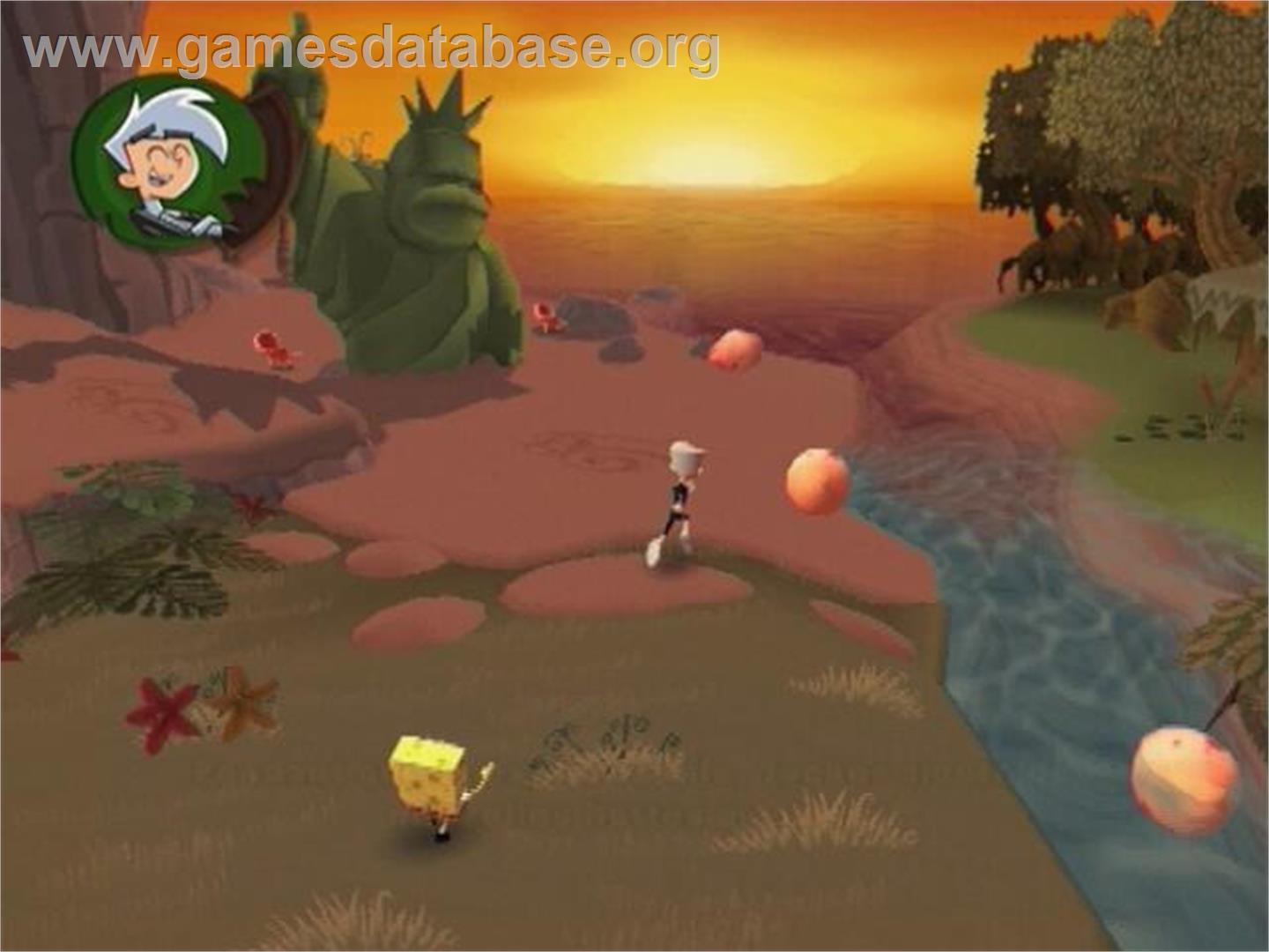Bob L'eponge Et Ses Amis - Attaque Sur L'ile Du Volcan - Sony Playstation 2 - Artwork - In Game